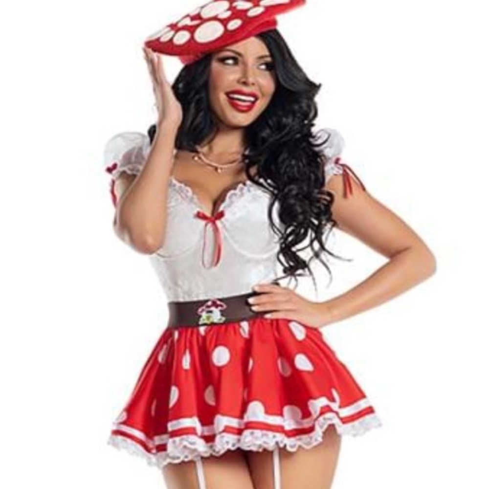 Mario brothers toad costume “mushroom cutie” | Women’s S | Halloween dress up